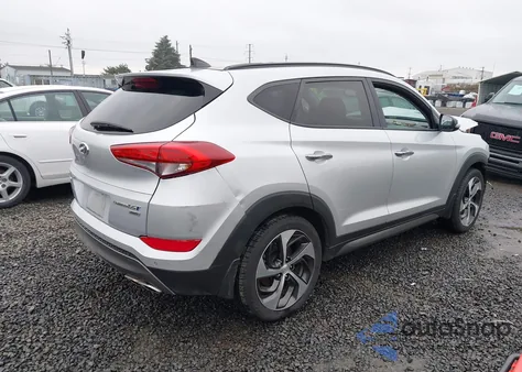 2016 Hyundai Tucson Limited z USA, uszkodzony, nr VIN KM8J3CA23GU243295